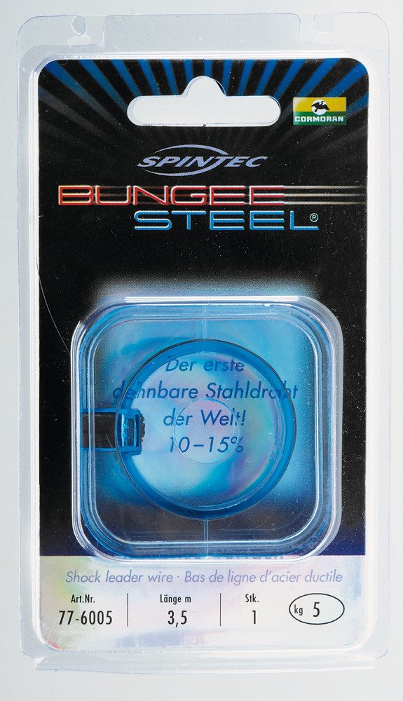 Daiwa Cormoran Vorfachschnur Cormoran SPINTEC BUNGEE STEEL 3,5 m, Tragkraft 12,5 kg, (1-St)