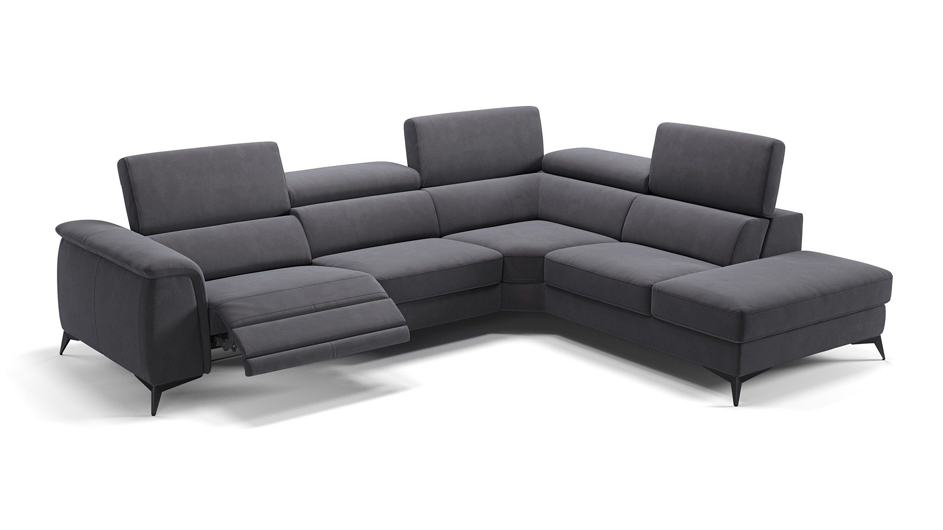 Sofanella Wohnlandschaft Eckcouch LIVORNO Stoffsofa Wohnlandschaft Big Sofa