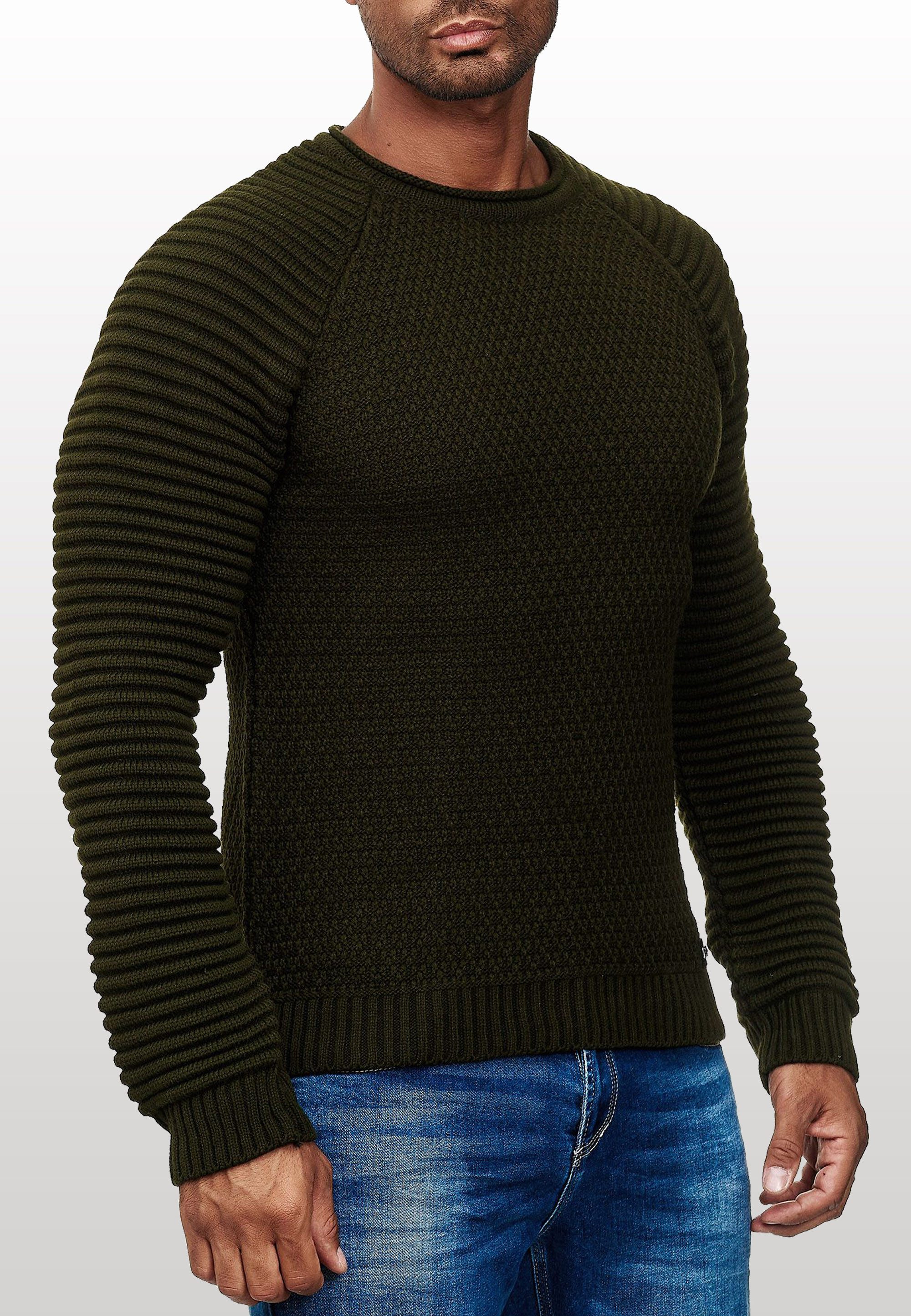 Rusty Neal Strickpullover in modischem Grobstrick-Design