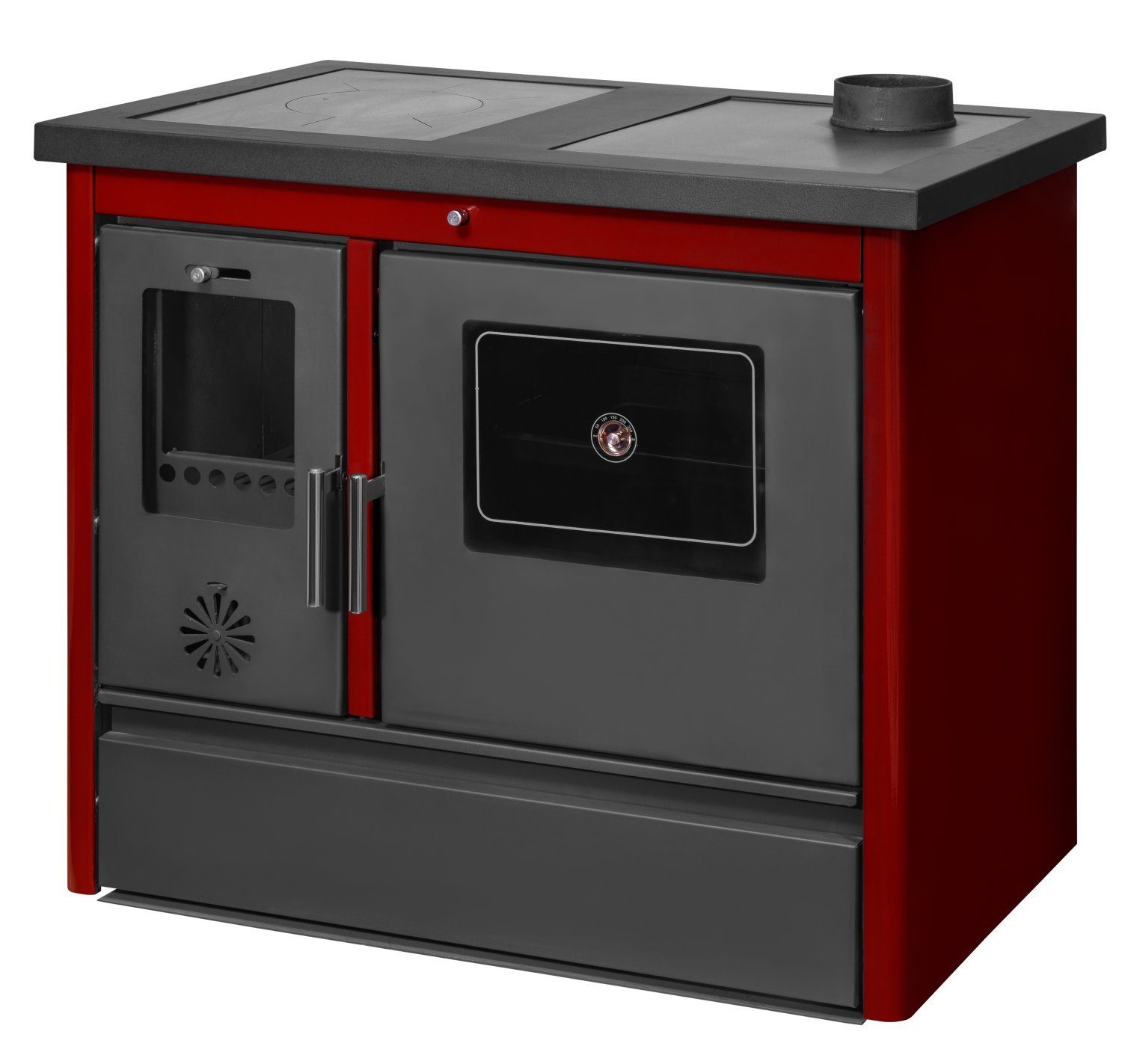 moeby24 Kaminofen Küchenofen Holzherd Kaminofen Herd Gusseisen 11,91KW BimS günstig online kaufen