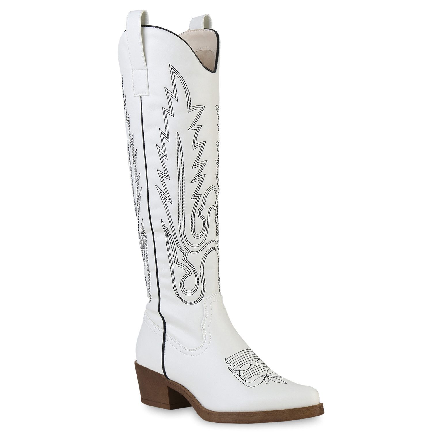 VAN HILL 839569 Ковбойские Damen Сапоги Ковбойские Stickereien Boots Spitz Western