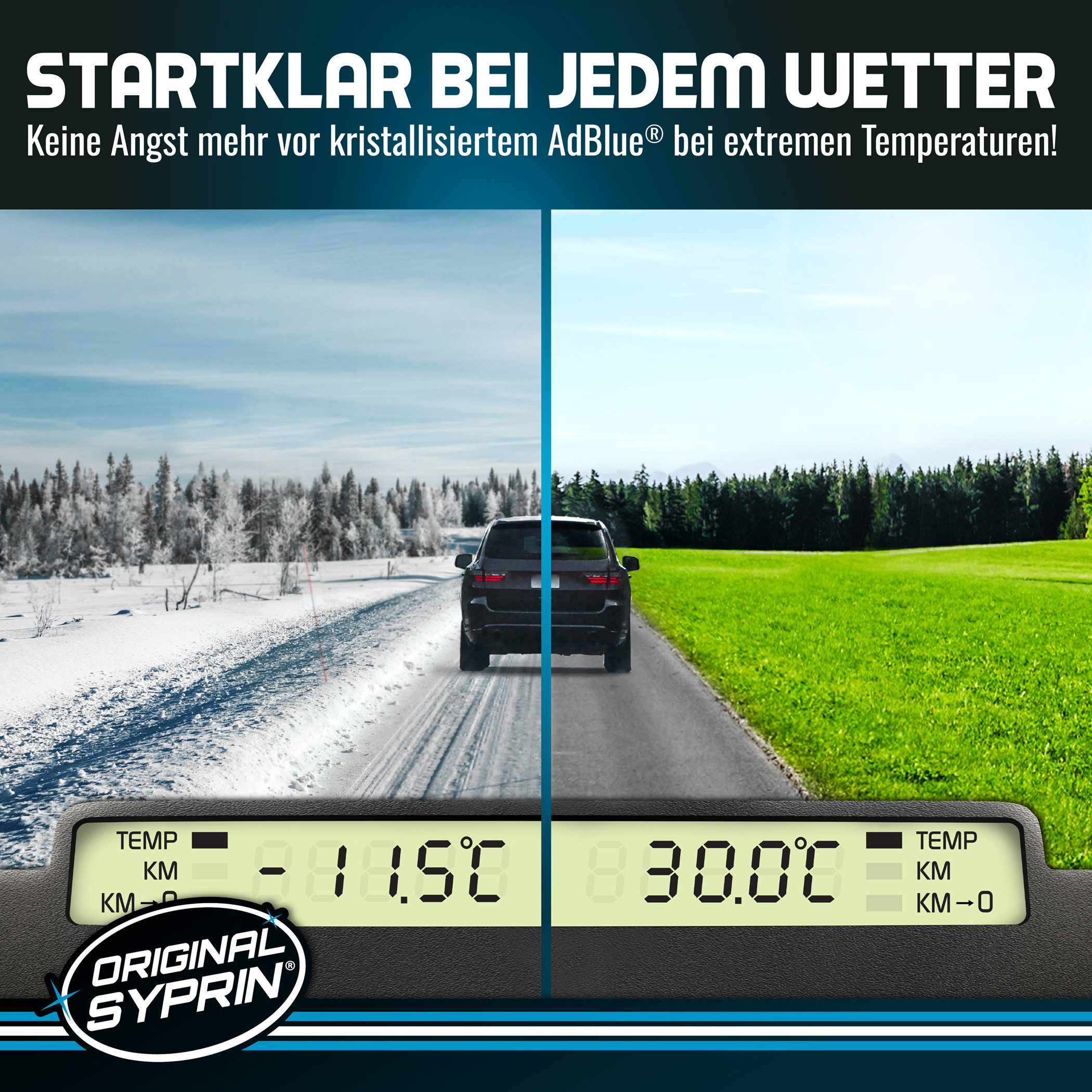 Original Syprin Diesel-Additiv Diesel Systemreiniger Set mit Diesel Additiv & AdBlue Additiv, 1 l, (3-St) – Bild 4 von 5