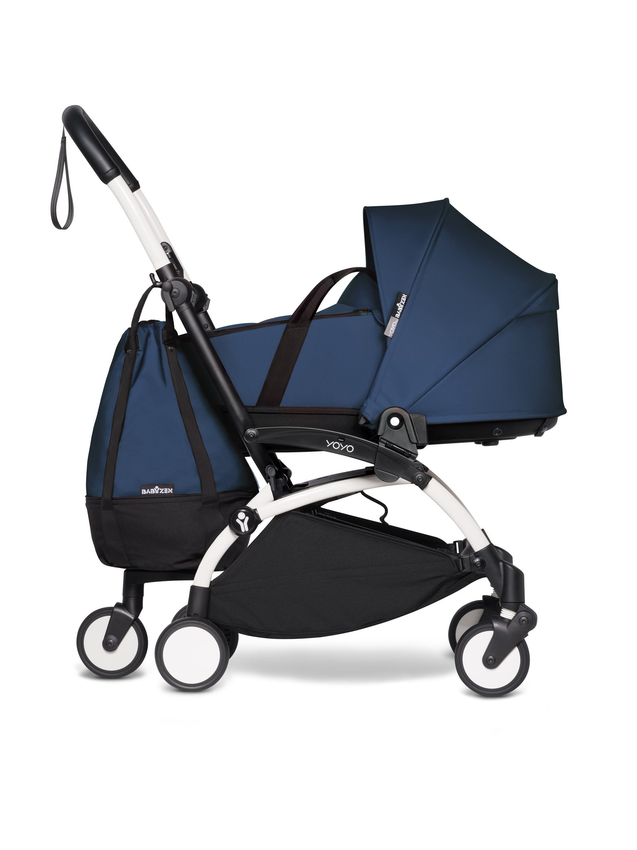 Navy Kinderwagen-Tasche YOYO Bag-Einkaufstasche für Blue YOYO BABYZEN Gestell passend