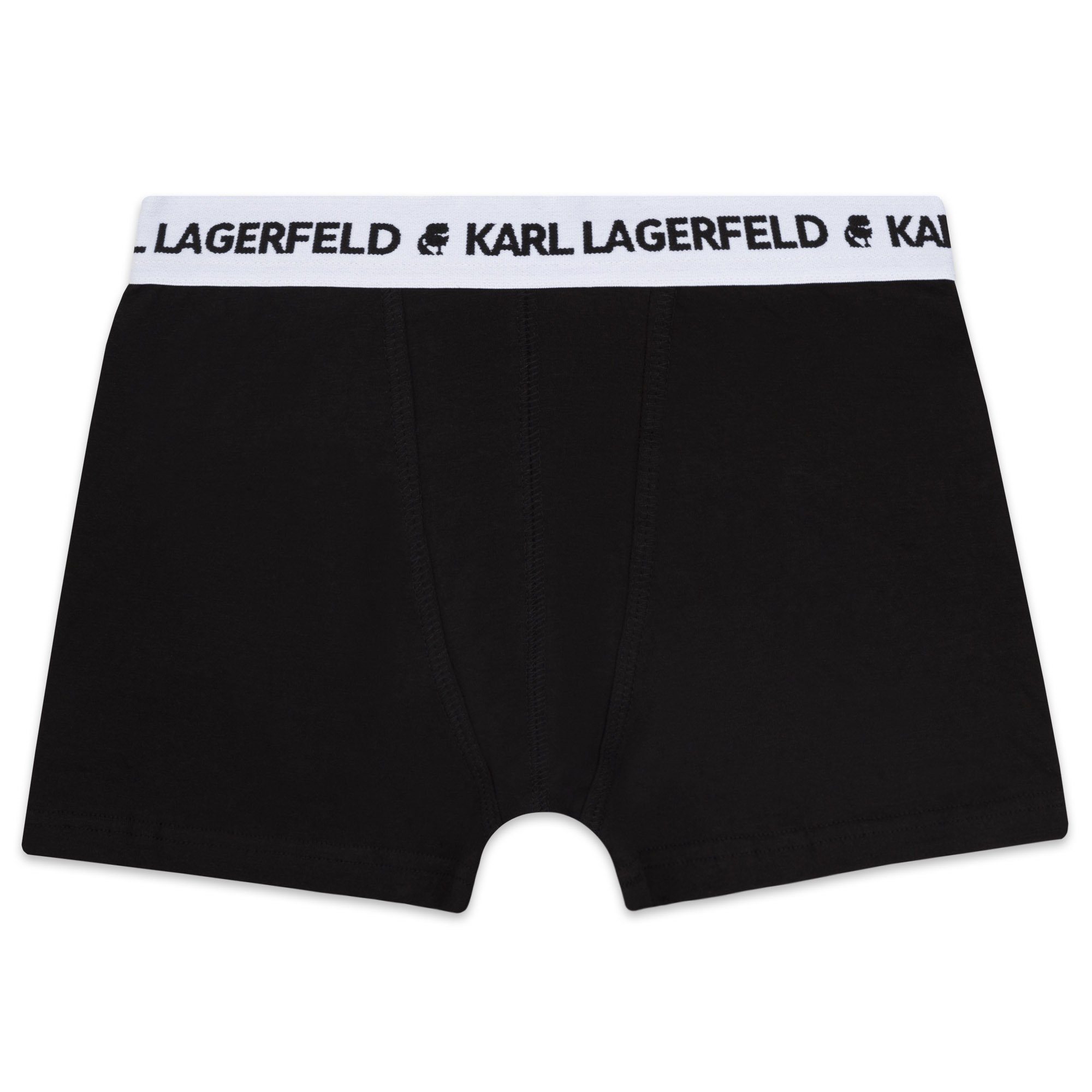 Boxershorts LAGERFELD Trunks Lagerfeld Logo schwarz 2er Set Boxershorts Karl KARL