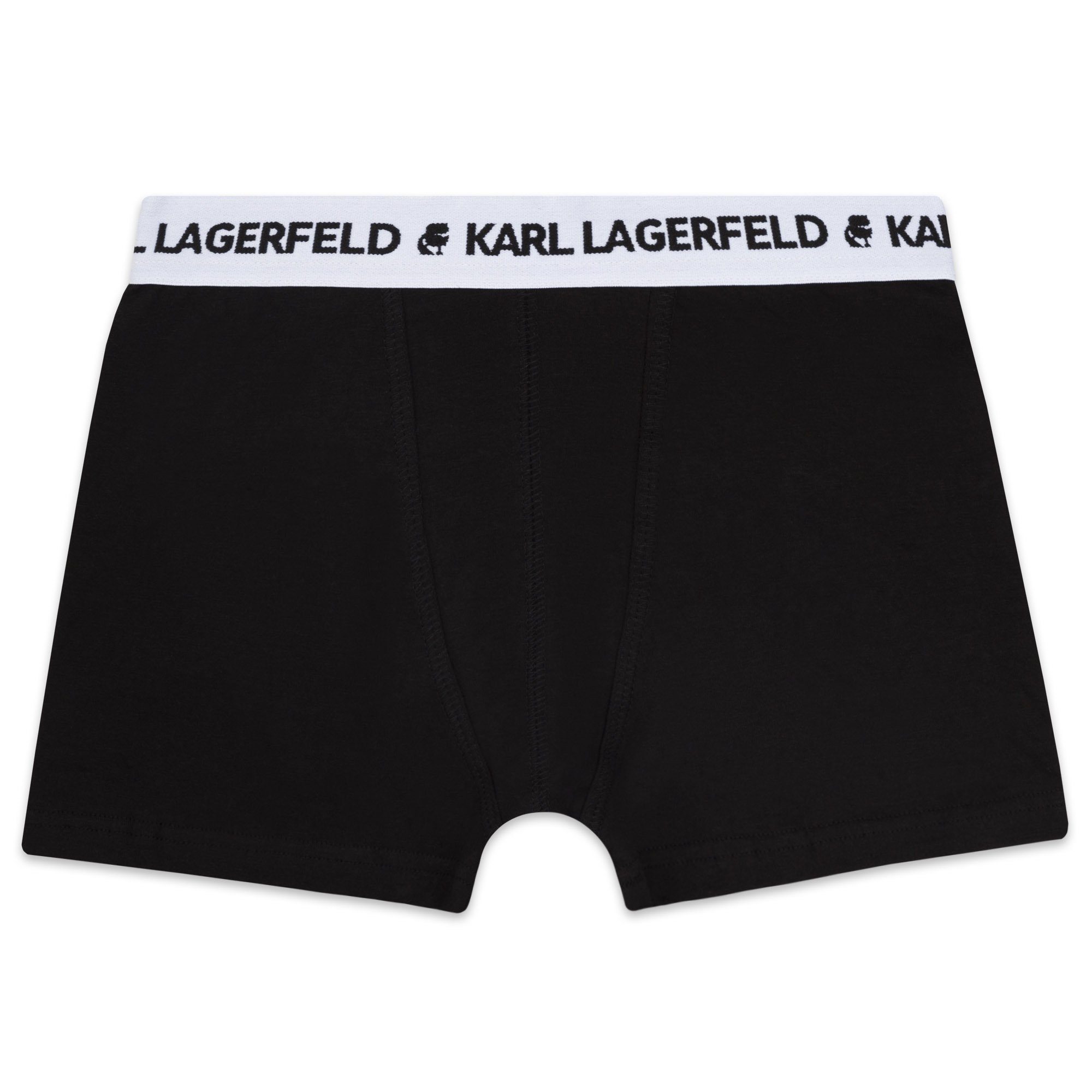 KARL LAGERFELD Boxershorts Karl Lagerfeld Boxershorts Trunks 2er Set schwarz Logo