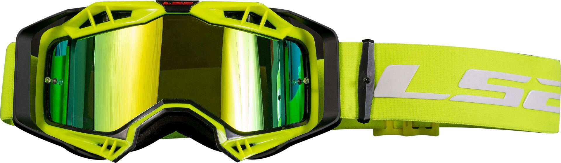 LS2 Motorradbrille Aura Pro Motocross Brille, Anti-Beschlag-Beschichtung,Mit Band,Kratzfest