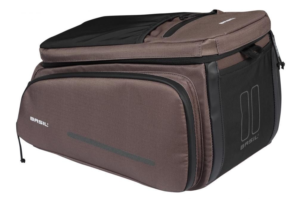 Fahrradtasche Basil Move Gepäckträgertasche 10-26 Liter Braun - recyceltes Polyeste