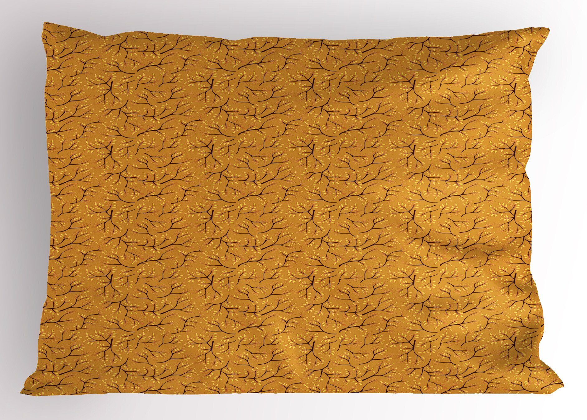 Kissenbezüge Dekorativer Standard King Size Gedruckter Kissenbezug, Abakuhaus (1 Stück), Herbst Fall-Baum Zweige Blätter