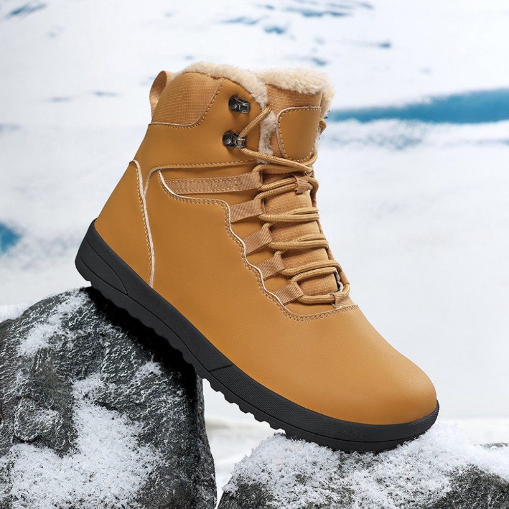 HUSK'SWARE Schneeschuhe Bequeme Winter-Schneestiefel (Warme Wanderschuhe, High-Top-Schuhe), efütterte Winterstiefel für Damen & Herrenr- ideal für kalte Tage – Bild 3 von 5