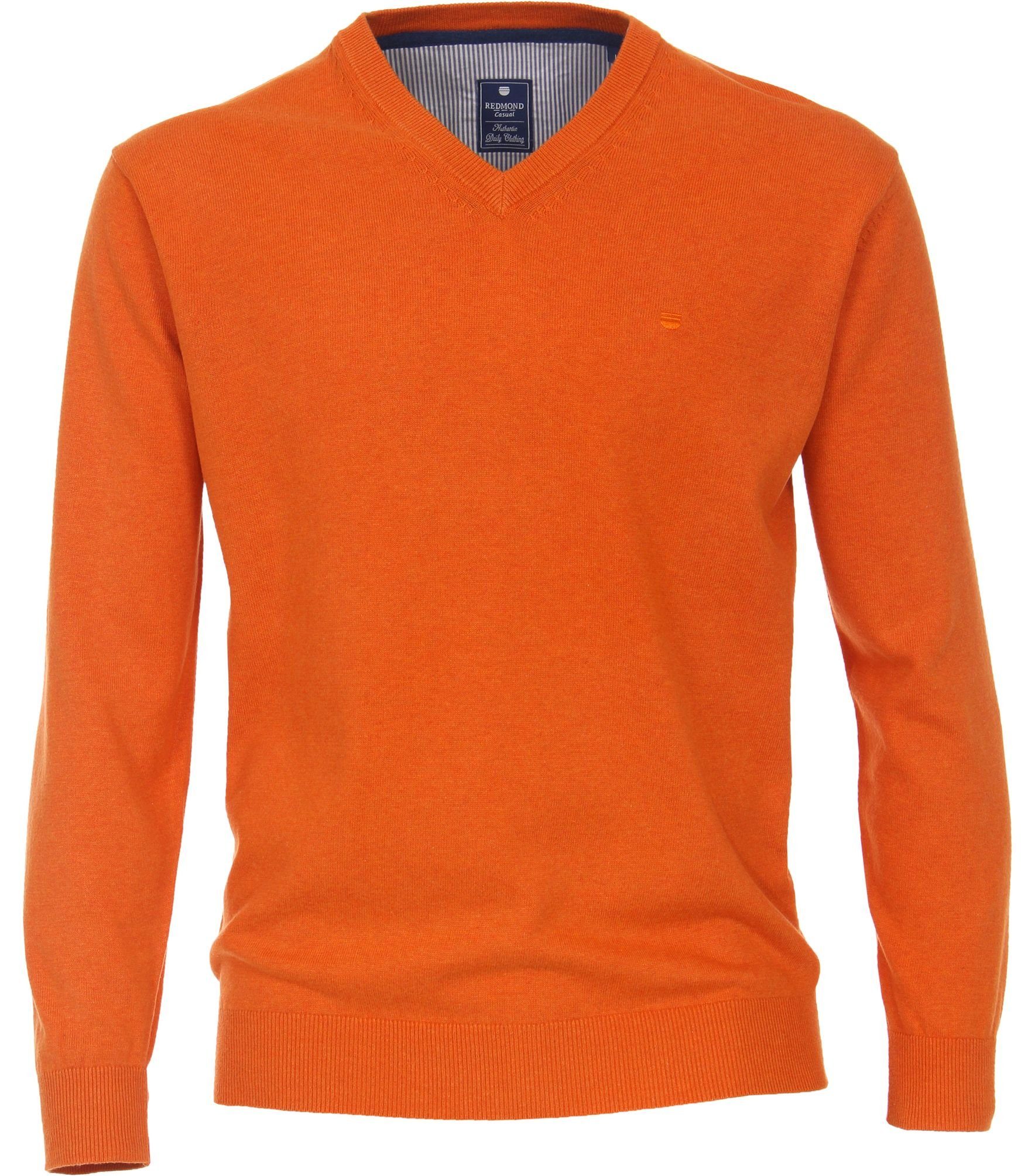V-Ausschnitt-Pullover (210) Redmond Orange 600