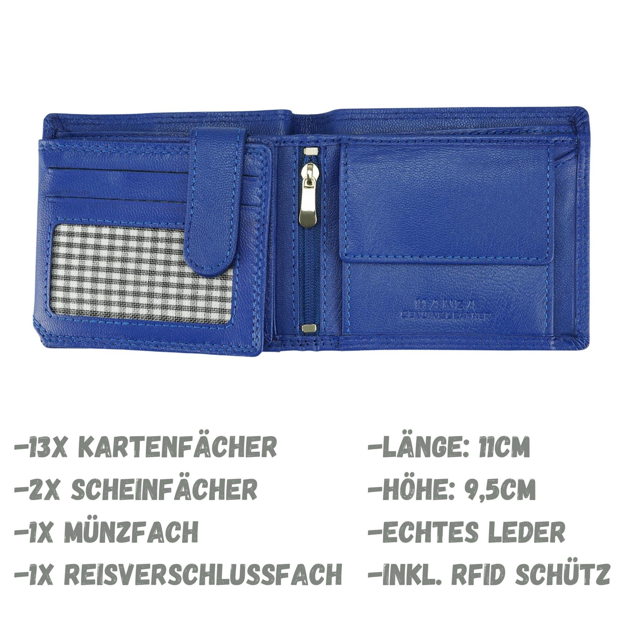 Manza Geldbörse Geldbeutel Herren Börse Echtes günstig online kaufen