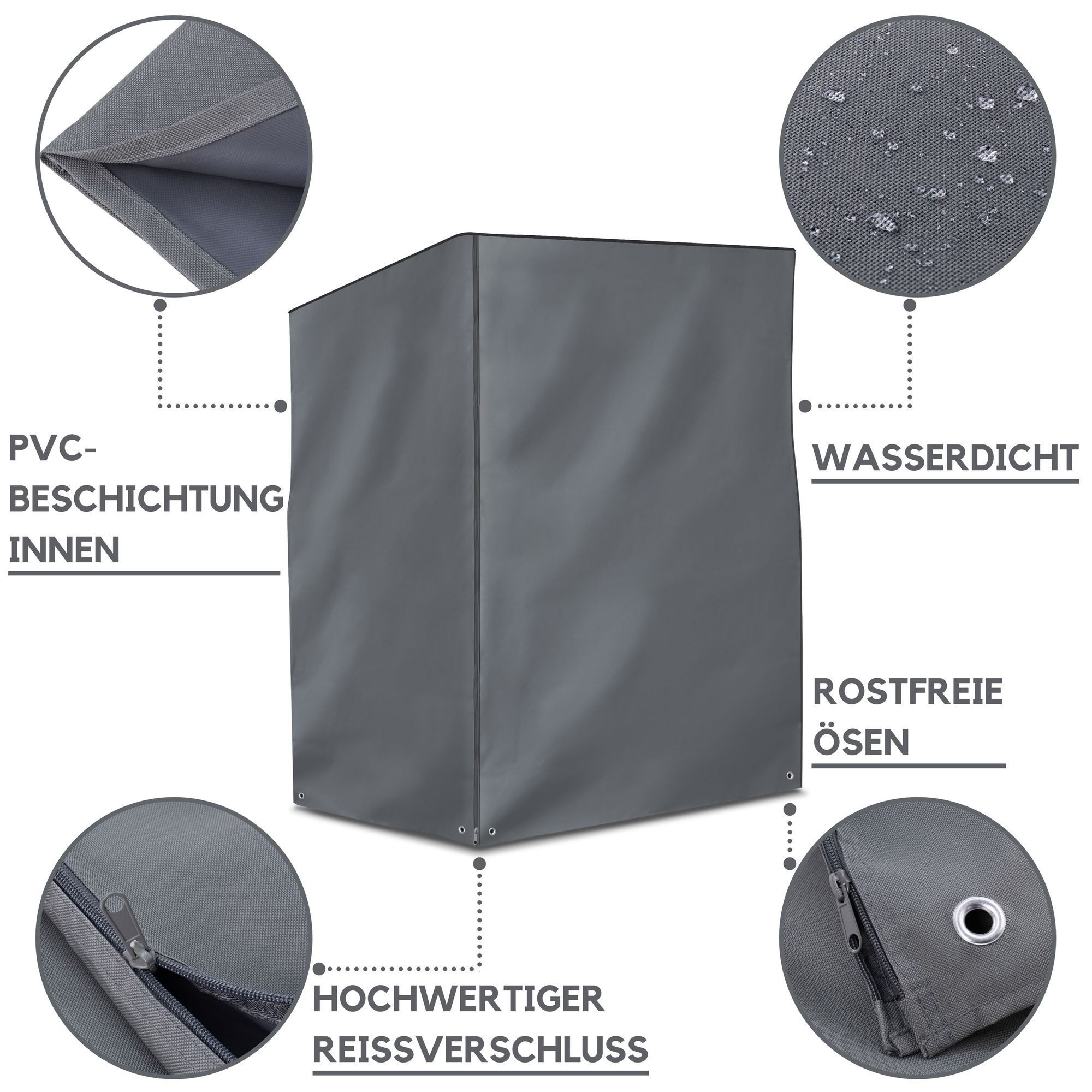 bonsport Abdeckhaube Schutzhülle für Strandkorb – Bild 3 von 5