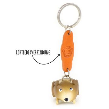 Monkimau Schlüsselanhänger Hamster Schlüsselanhänger Leder Tier Figur (Packung)