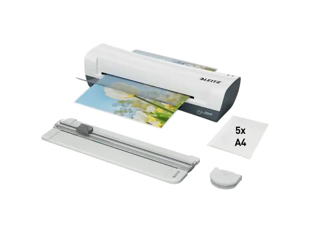 LEITZ Laminiergerät Leitz iLAM Home 4-in-1 A4 Laminiergerät-Set bis DIN A4