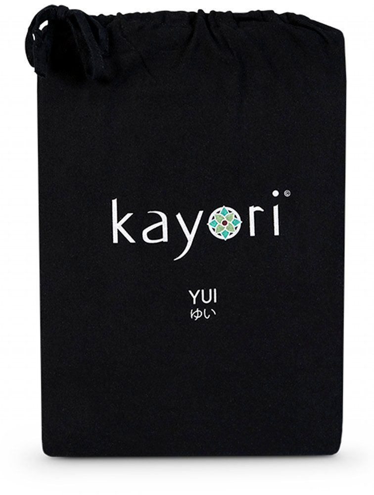 Kayori Spannbettlaken Nagano, Flanell, Gummizug: rundum, (1 Stück), 100% Baumwolle-Flanell