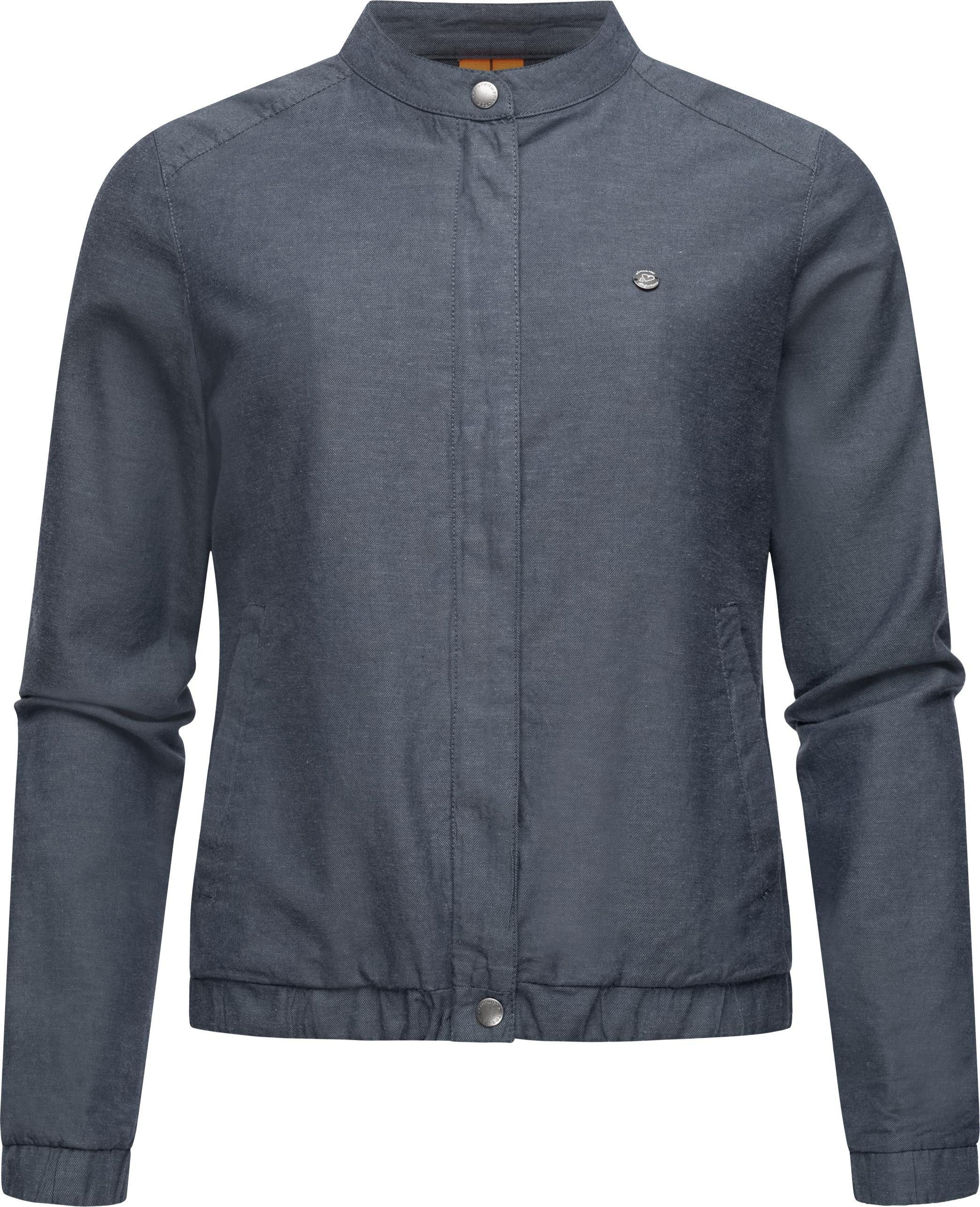 Ragwear Kurzjacke Malawi Linen Leichte Leinen Übergangsjacke günstig online kaufen