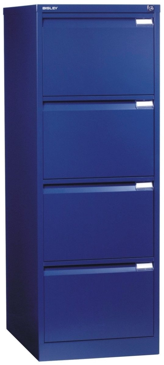 Bisley Hängeregisterschrank Hängeregistraturschrank 4 Schübe 1-bahnig oxfordblau