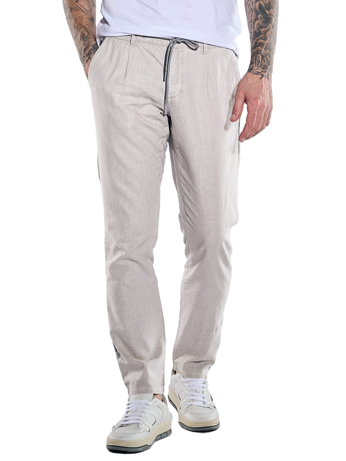emilio adani Chinohose Chino mit Leinenanteil günstig online kaufen