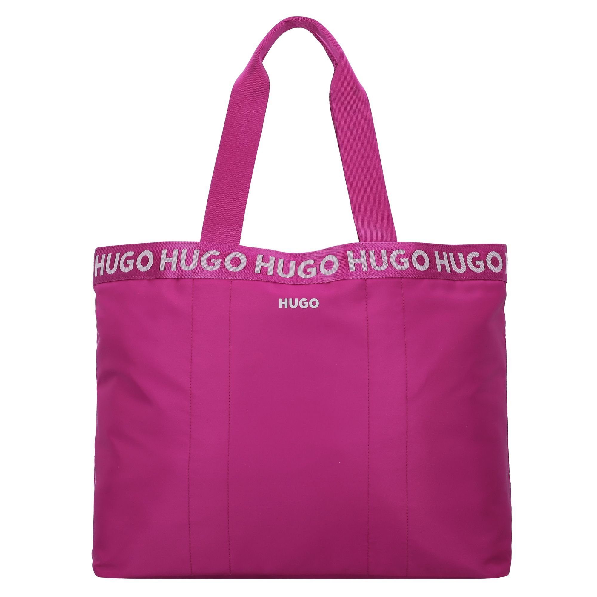 HUGO Shopper, Polyester dark pink
