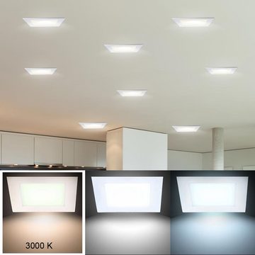 V-TAC LED Panel, LED-Leuchtmittel fest verbaut, Warmweiß, Hochwertiges LED Panel Decken Einbau Leuchte Raster Lampe Wand