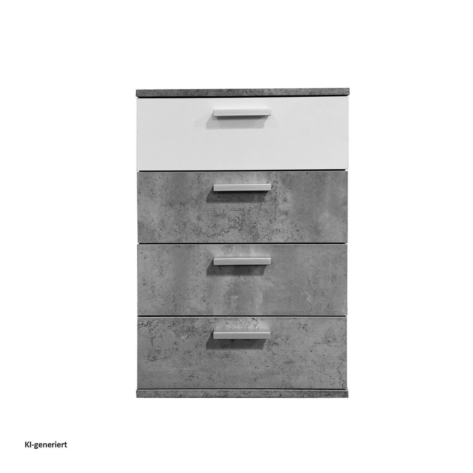 HTI-Line Nachtkommode Nachtschrank Nina mit 4 Schubladen (Stück, 1 St., 1 Nachtschrank ohne Dekoration), Nachttisch Nachtkommode Nachtkonsole