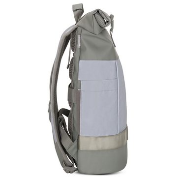 OAK25 Cityrucksack Commute M Rolltop Rucksack (1-tlg), Reflektierend, Wasserabweisend