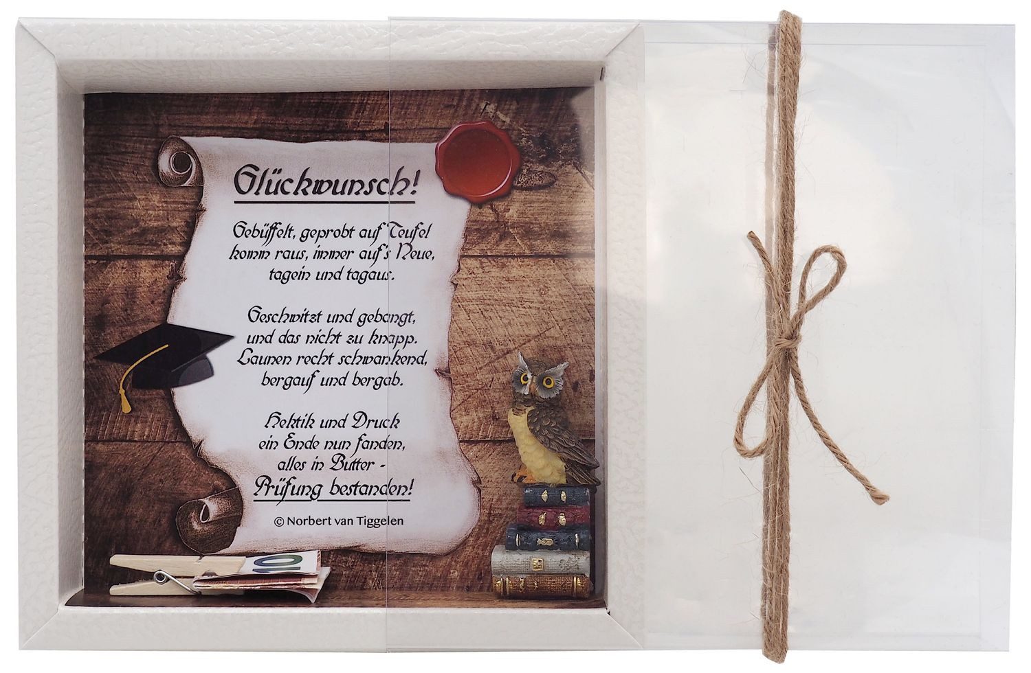 ZauberDeko Geschenkbox Geldgeschenk Prüfung Bachelor Abitur Abschluss Diplo günstig online kaufen