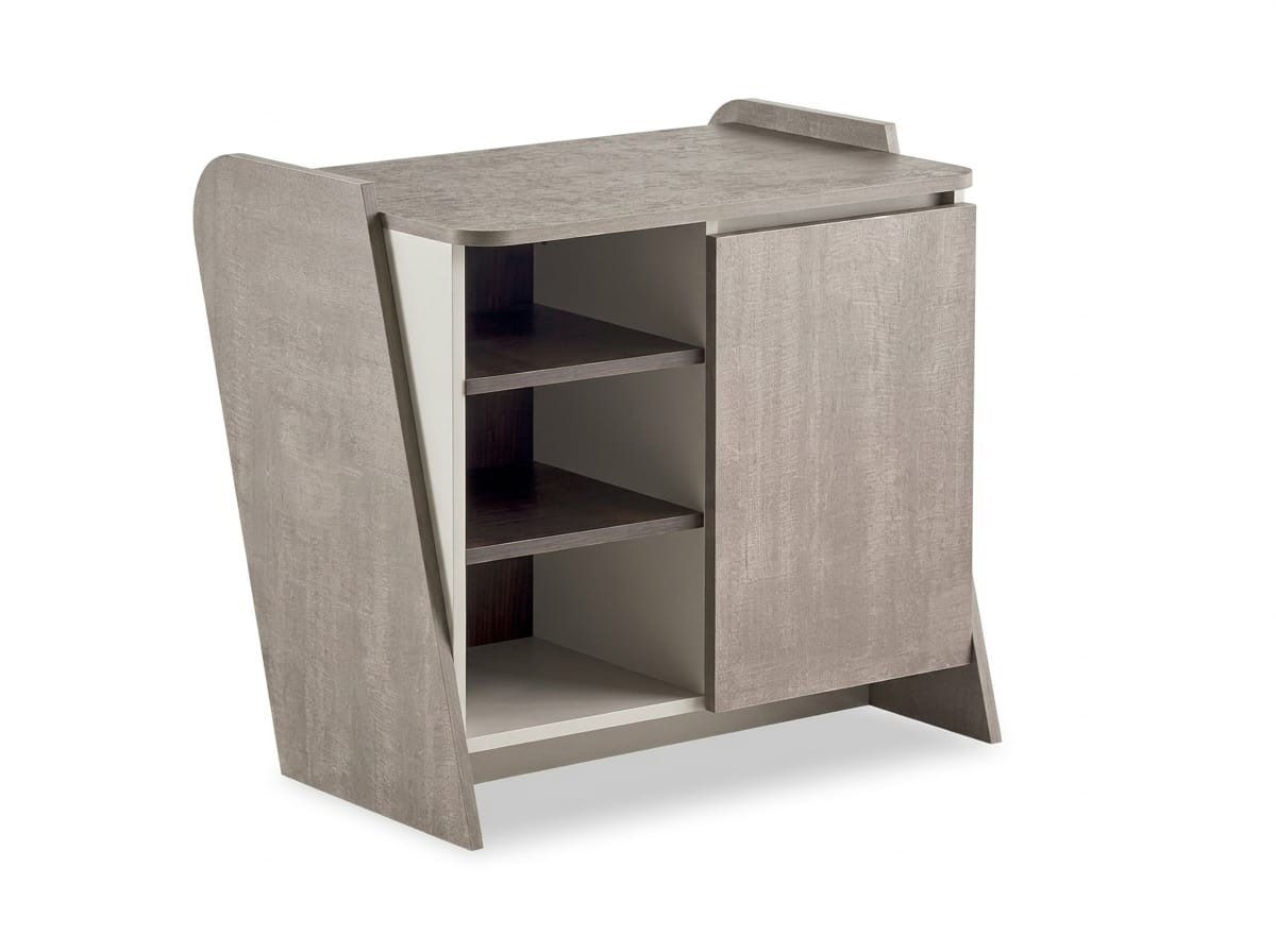 Xlmoebel Beistelltisch Beistelltisch moderner Stil beige Büromöbel elegant Art déco (1-St., 1-tlg)
