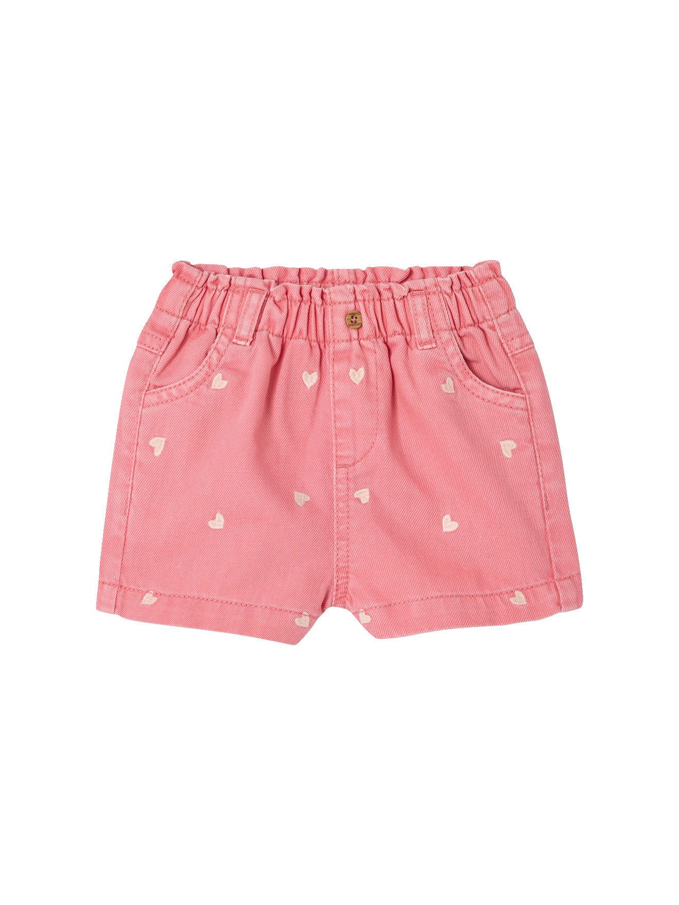 Shorts Baby Shorts mit Herz-Stickerei