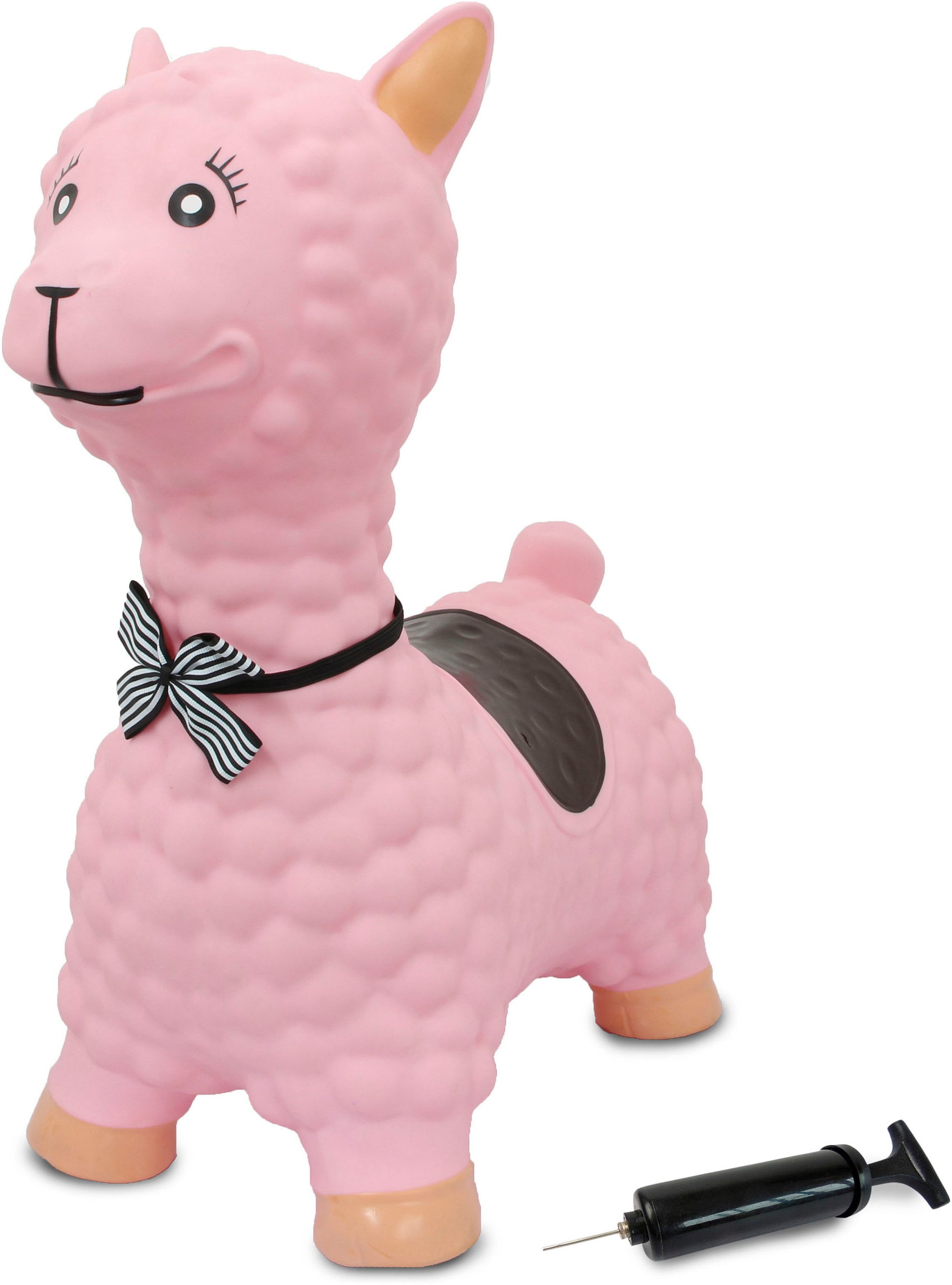 Jamara Hüpftier Lama, rosa, inkl. Luftpumpe