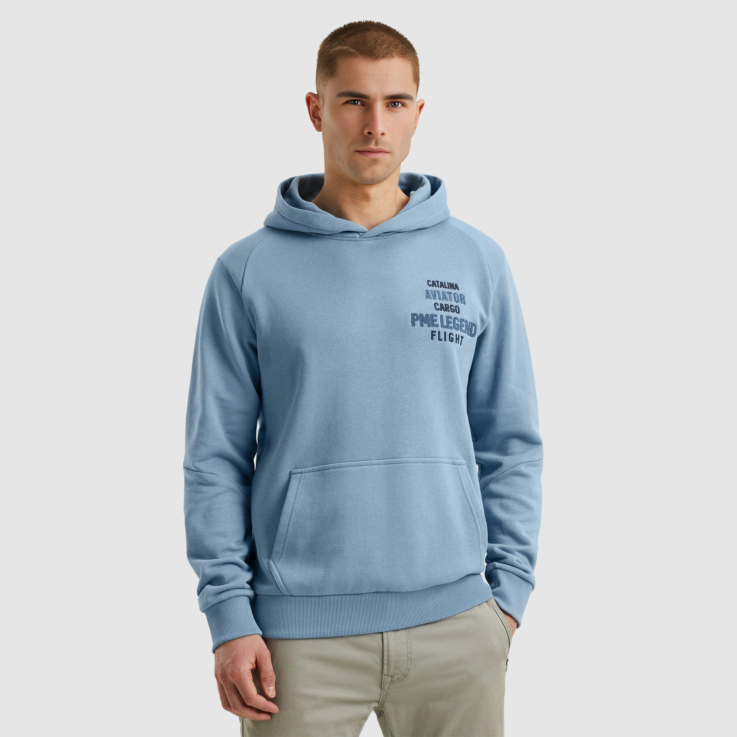 PME LEGEND Hoodie mit Logo Print günstig online kaufen