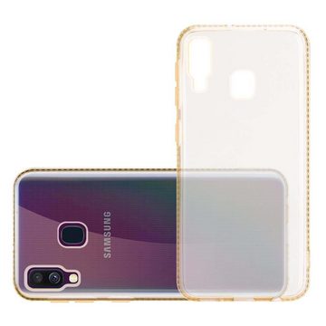 Cadorabo Handyhülle Samsung Galaxy A40 Samsung Galaxy A40, Flexible Ultra Slim TPU Silikon Handy Schutzhülle Back Cover Bumper