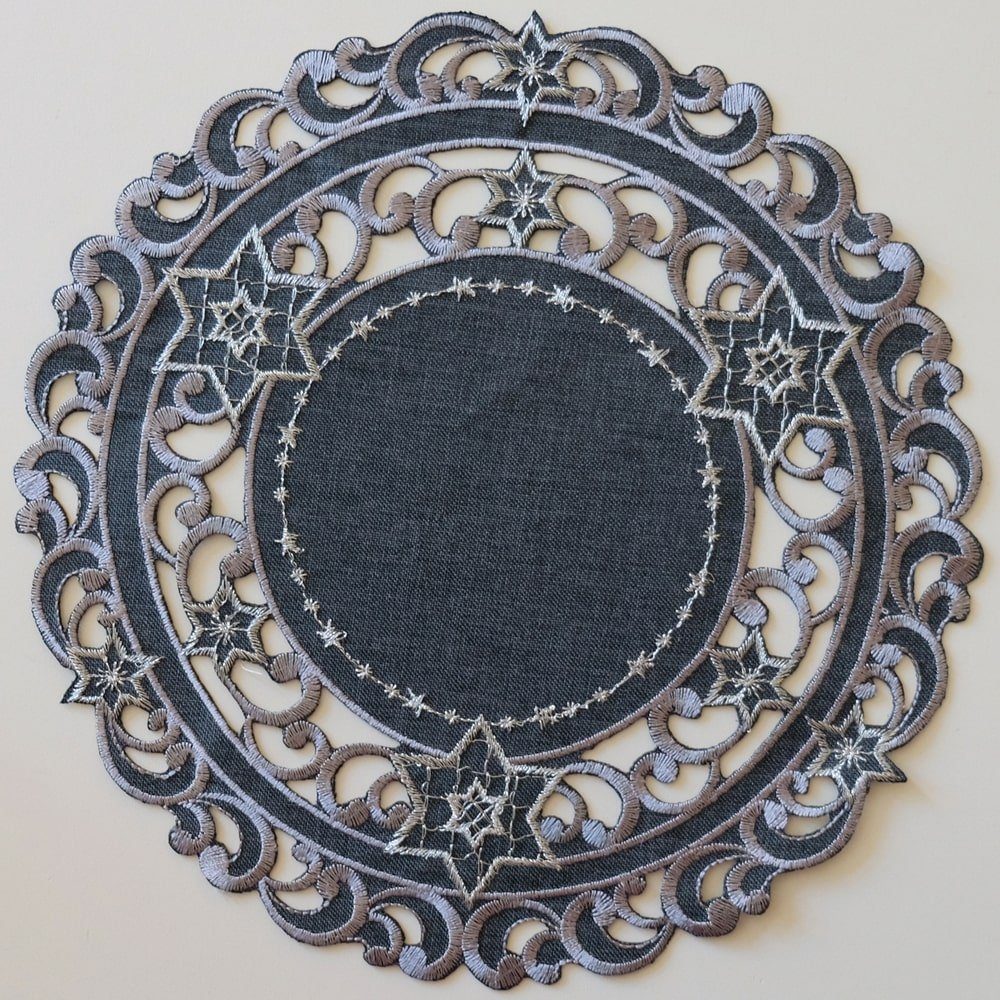 matches21 HOME & HOBBY Tischdecke Tischdeckchen SELINA Stern Cutout Stick d günstig online kaufen