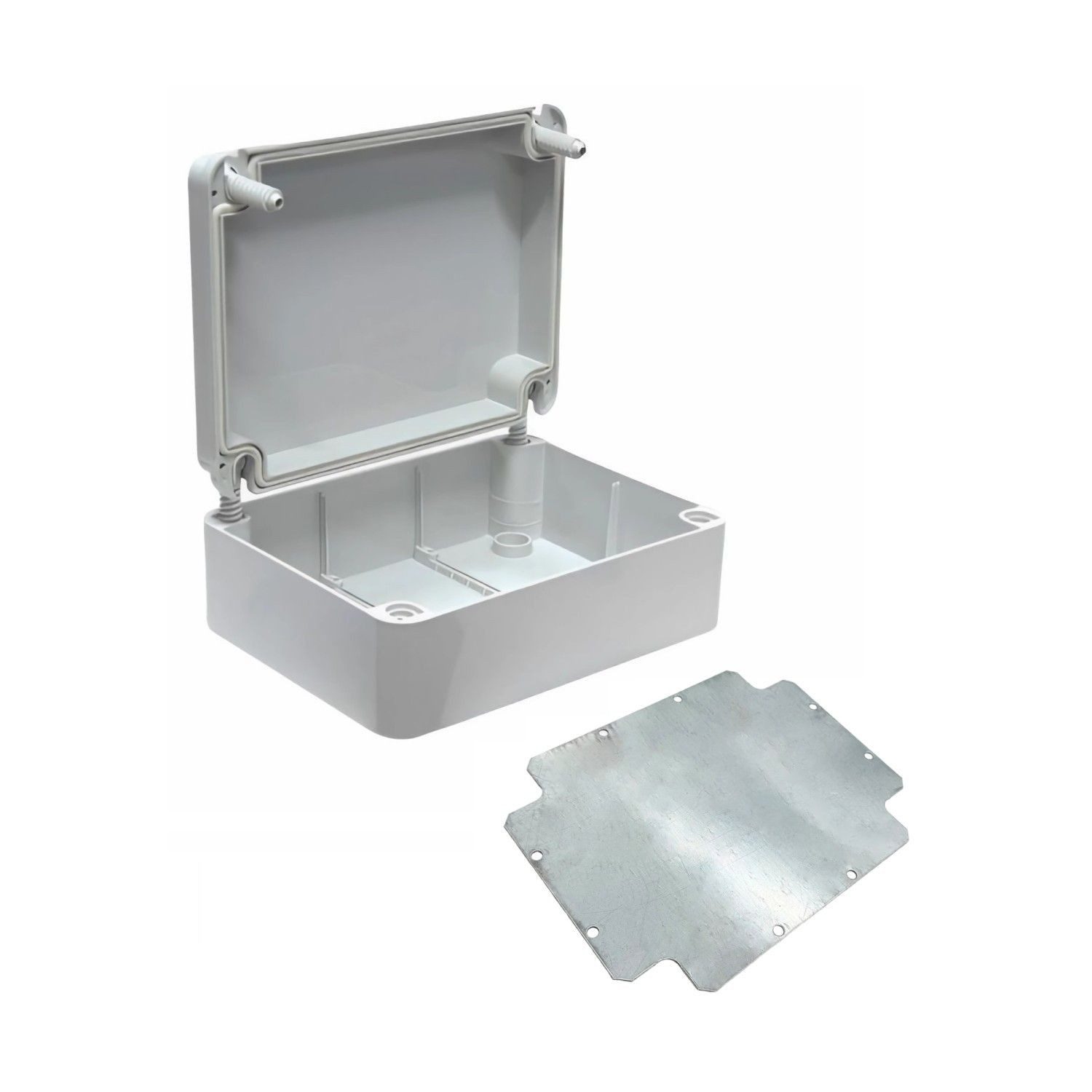 ARLI Распределителиbox Abzweigdose IP67 Aufputz 250x200x90mm Feuchtraumdose + Montageplatte, nach Auswahl: Электропроводverschraubung M12 M16 M20 M25