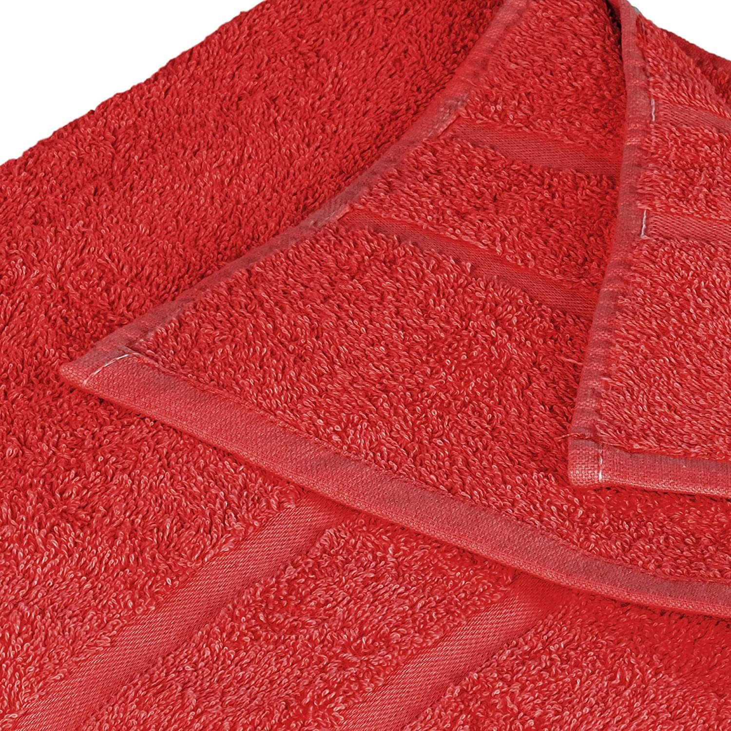 500GSM 2er Baumwolle Handtuch Set Premium (2 Handtuch 100% 100% in cm Frottee Stück), aus StickandShine 500g/m² Baumwolle 50x100 Frottee