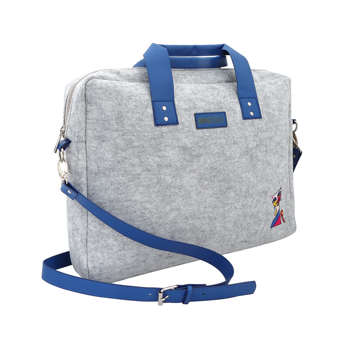 BIGGDESIGN Laptoptasche Biggdesign Owl and City Laptop Tasche, Schultertasc günstig online kaufen