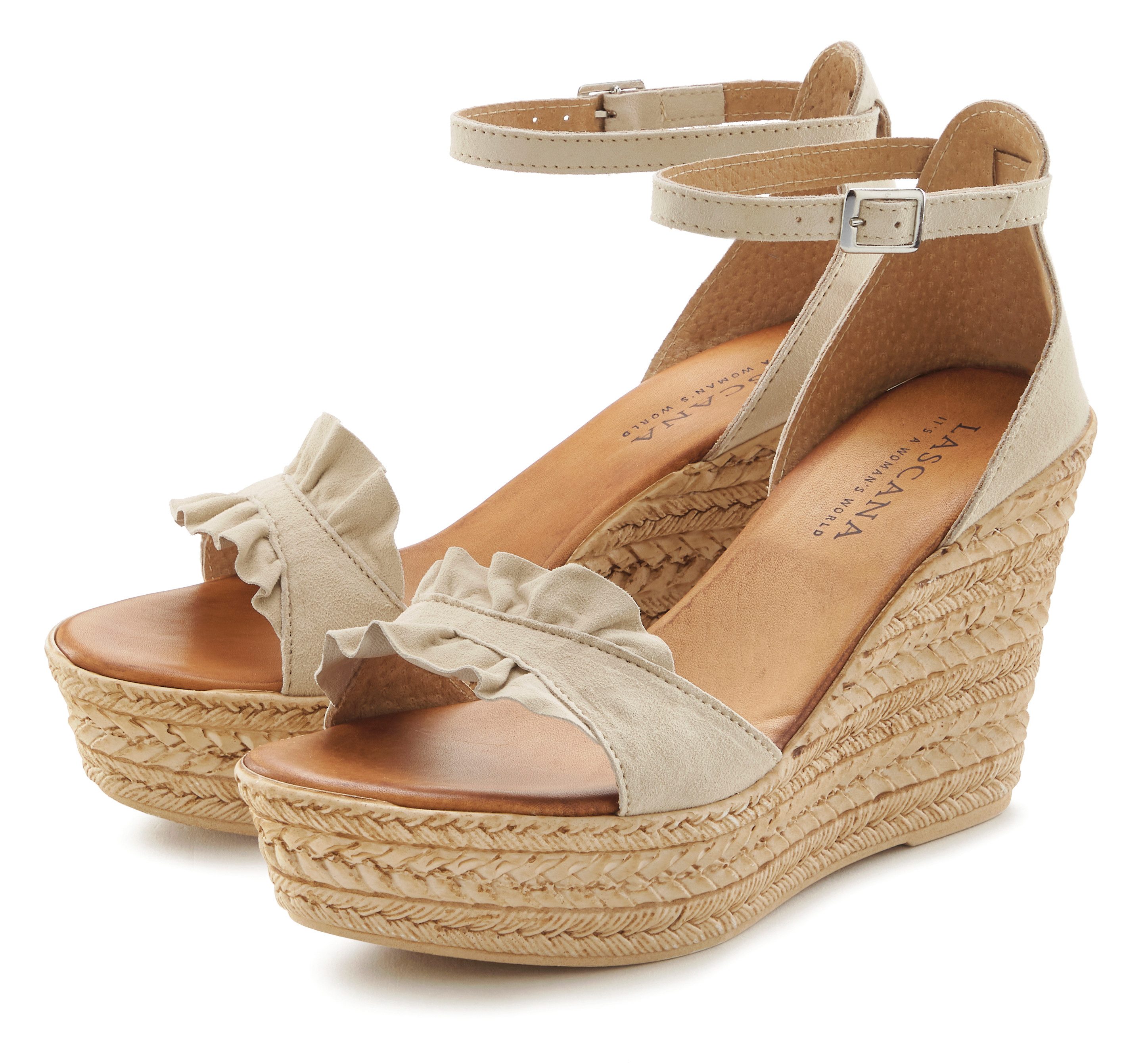 LASCANA Sommerschuh Sandalette Sandale, Sommerschuh aus günstig online kaufen