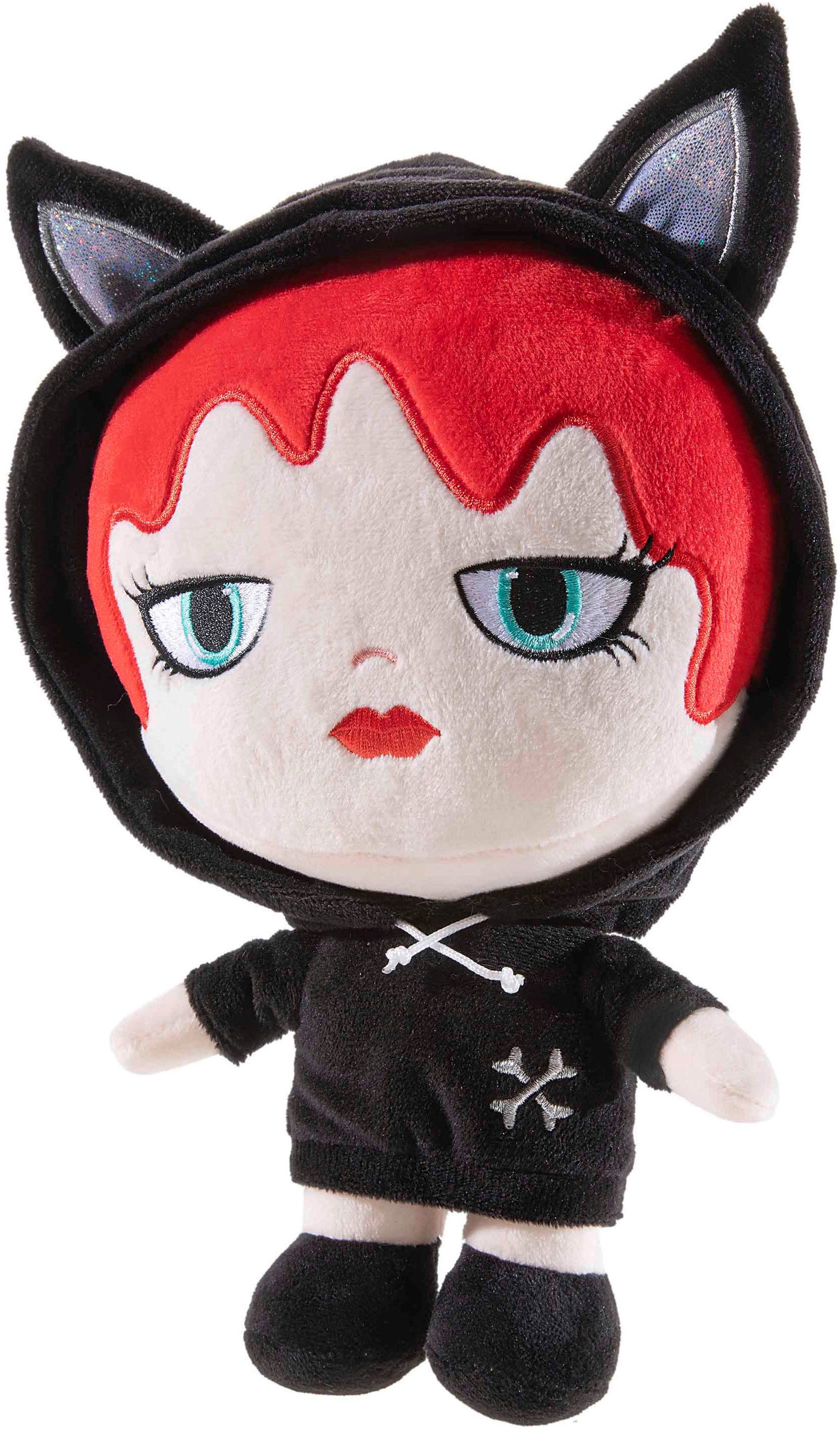 Heunec® Stoffpuppe Poupetta, Gothic Rotschopf