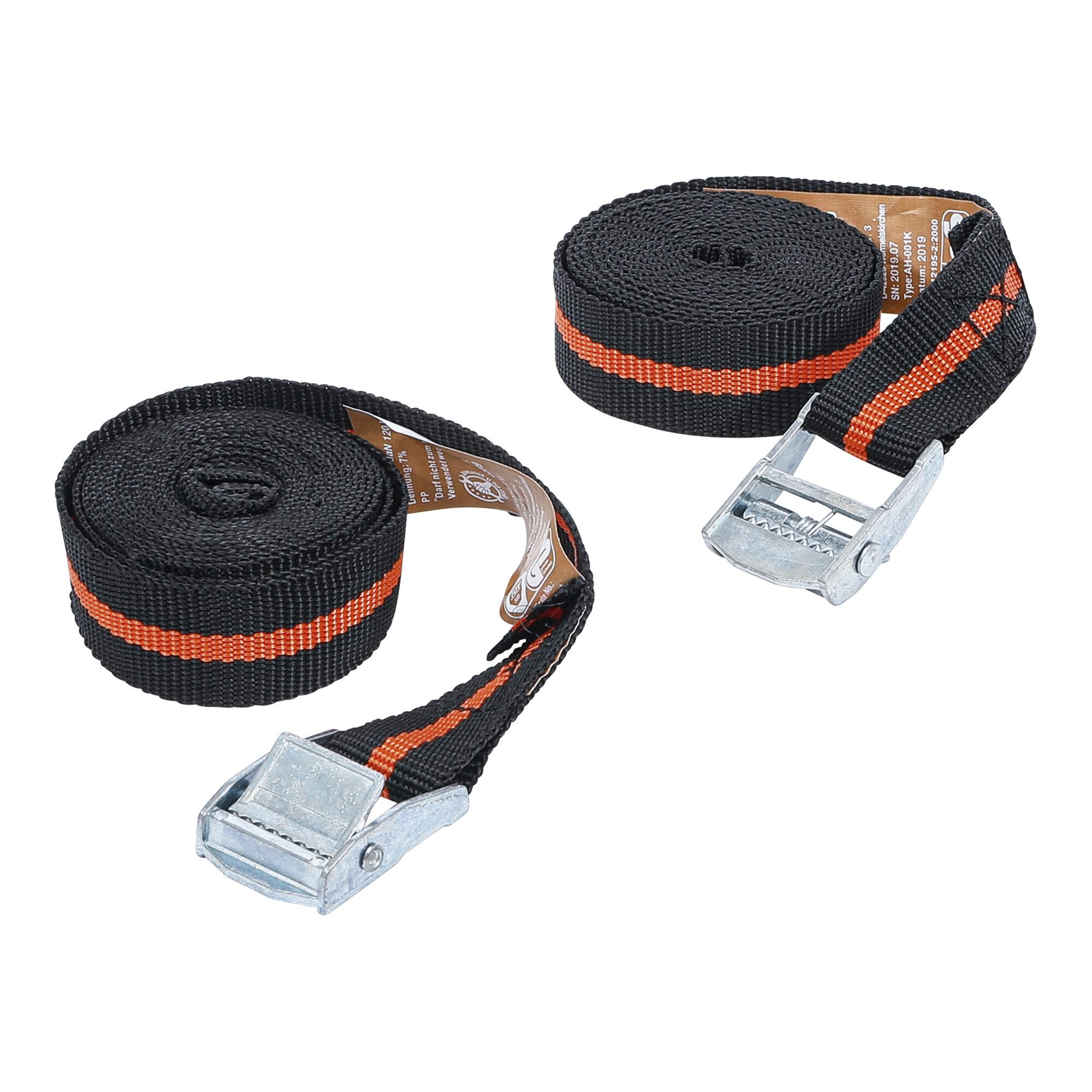 BGS Versandkarton BGS Do it yourself Spannband-Satz mit Schnellverschluss 2,5 m x 25 mm