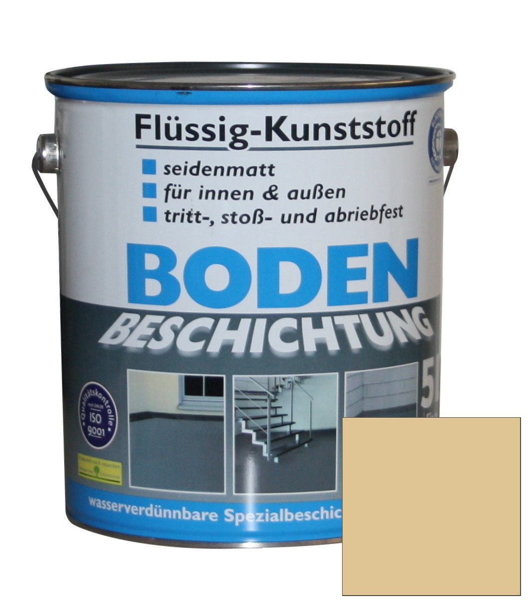Wilckens Farben Bodenversiegelung Flüssig Kunststoff Bodenbeschichtung 50m², 5 Liter Betonfarbe Beton Beschichtung