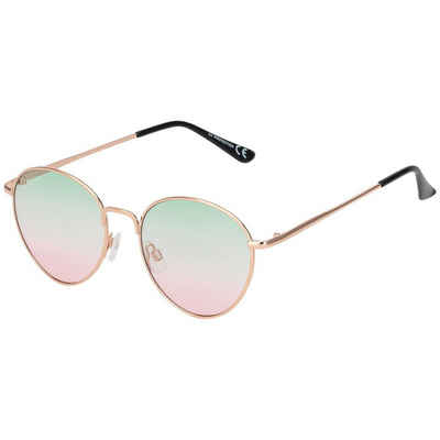 BEZLIT Eyewear Pilotenbrille Rund Form Designer Damen Sonnenbrille (1-St) mit blau, rosa, grün, braun oder schwarzen Linsen
