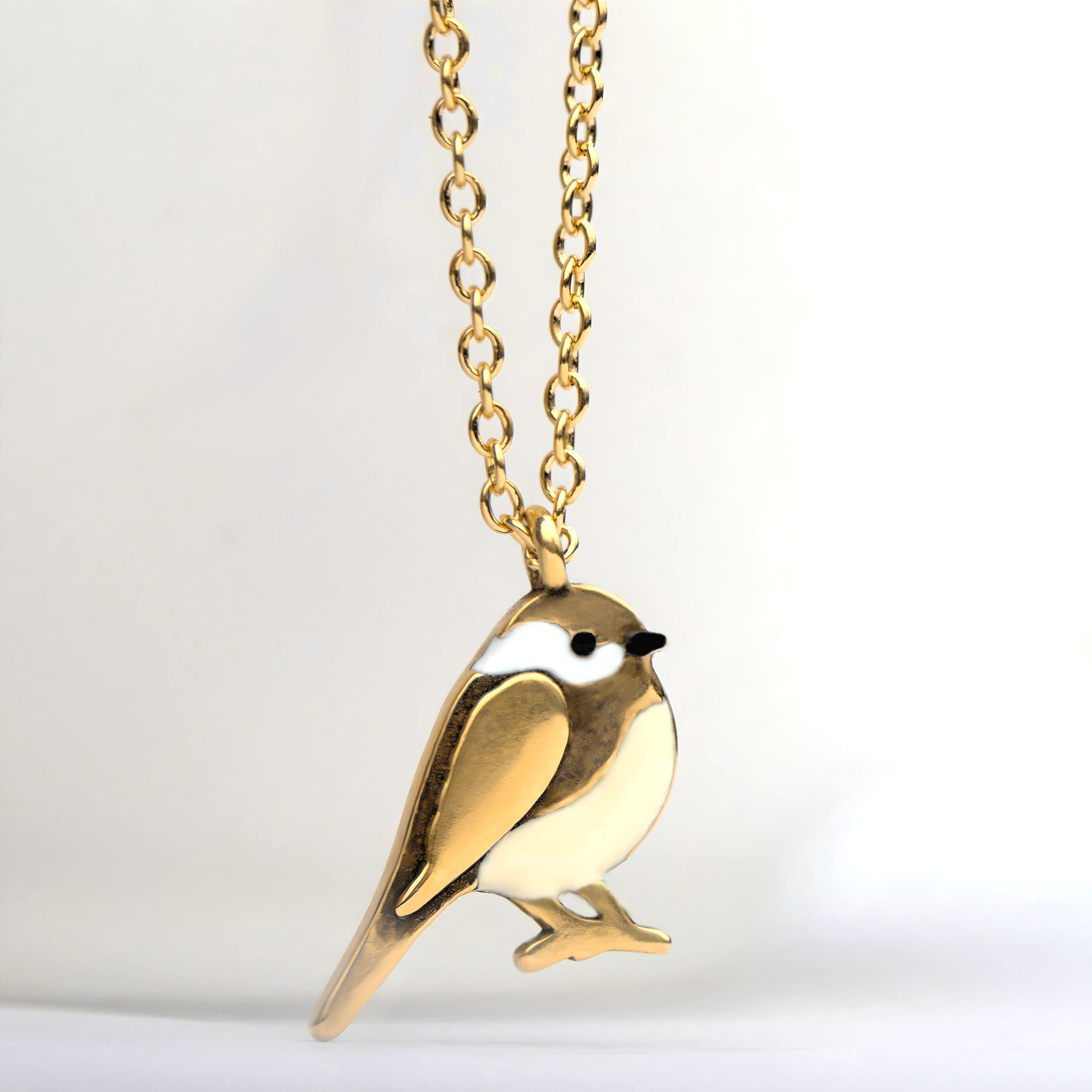 Villa Sorgenfrei Schmuckmanufaktur Silberkette Meisen Kette. Vergoldetes St günstig online kaufen