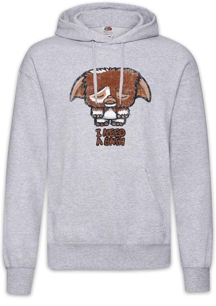 Hoodie I Need A Bath Herren Hoodie Gremlins Fun Gremlin Symbol Light