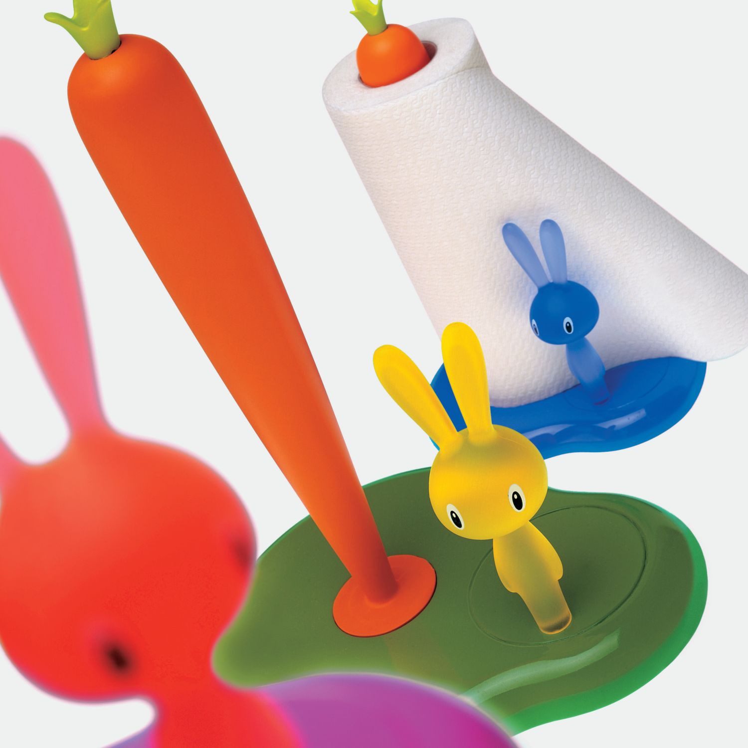Alessi Küchenrollenhalter Bunny & Carrot Grün