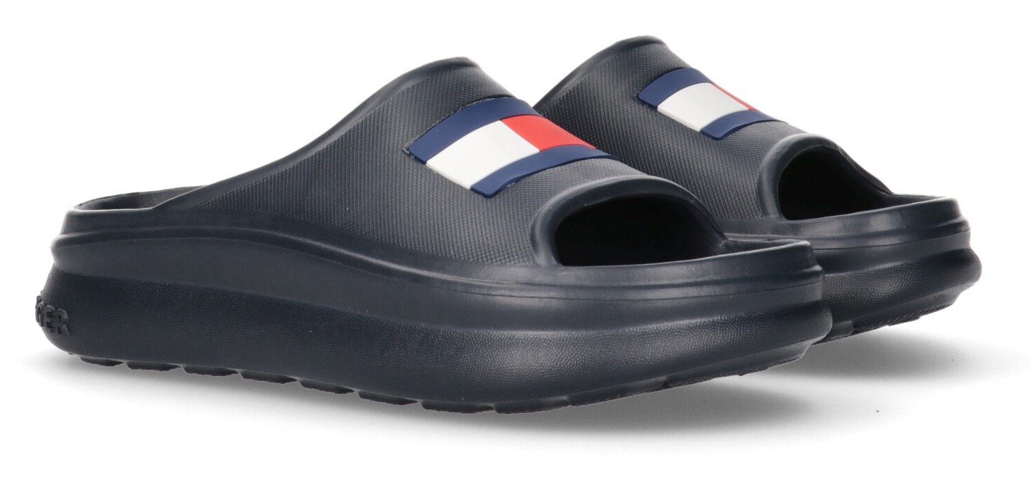 Tommy Hilfiger FOAM SLIDE Badepantolette, Sommerschuh, Schlappen, Badeschuh, Poolslides mit großem Markenlogo