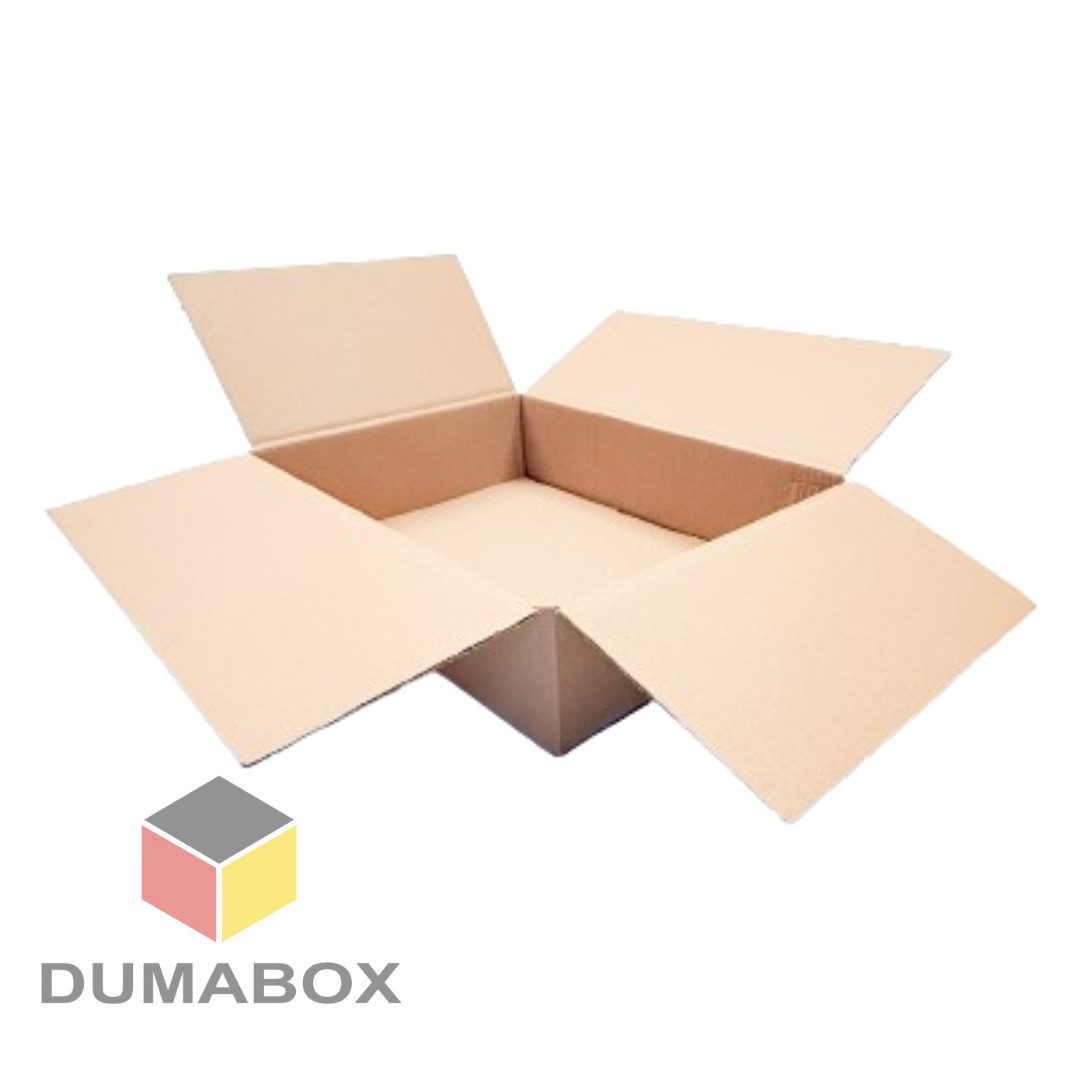 DUMABOX Versandkarton 400x300x100 Karton Versandkarton 1-wellig B-Welle