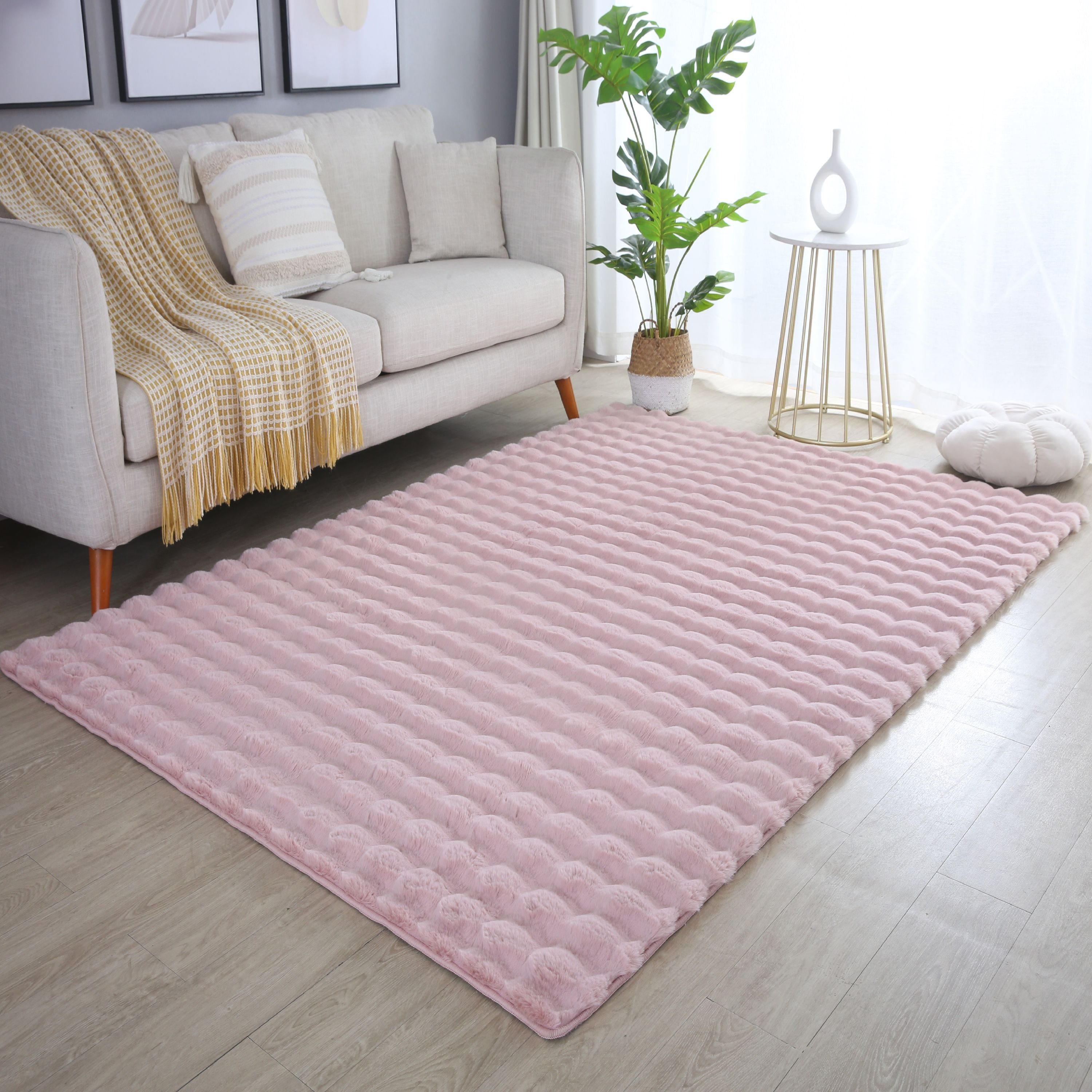 Carpettex Hochflor-Teppich Unicolor - Einfarbig, Läufer, günstig online kaufen