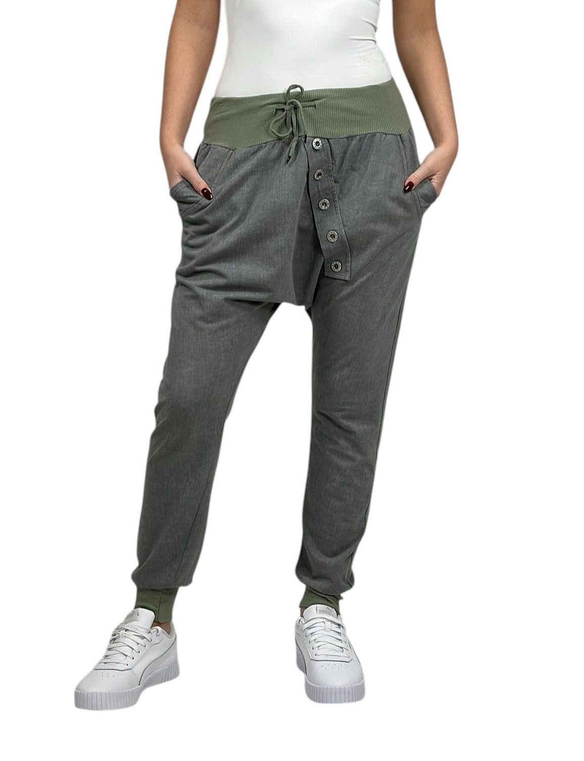 Boyfriend-Hose Sweatpants Jogginghose Baumwolle Freizeithose Boyfriendhose M.131