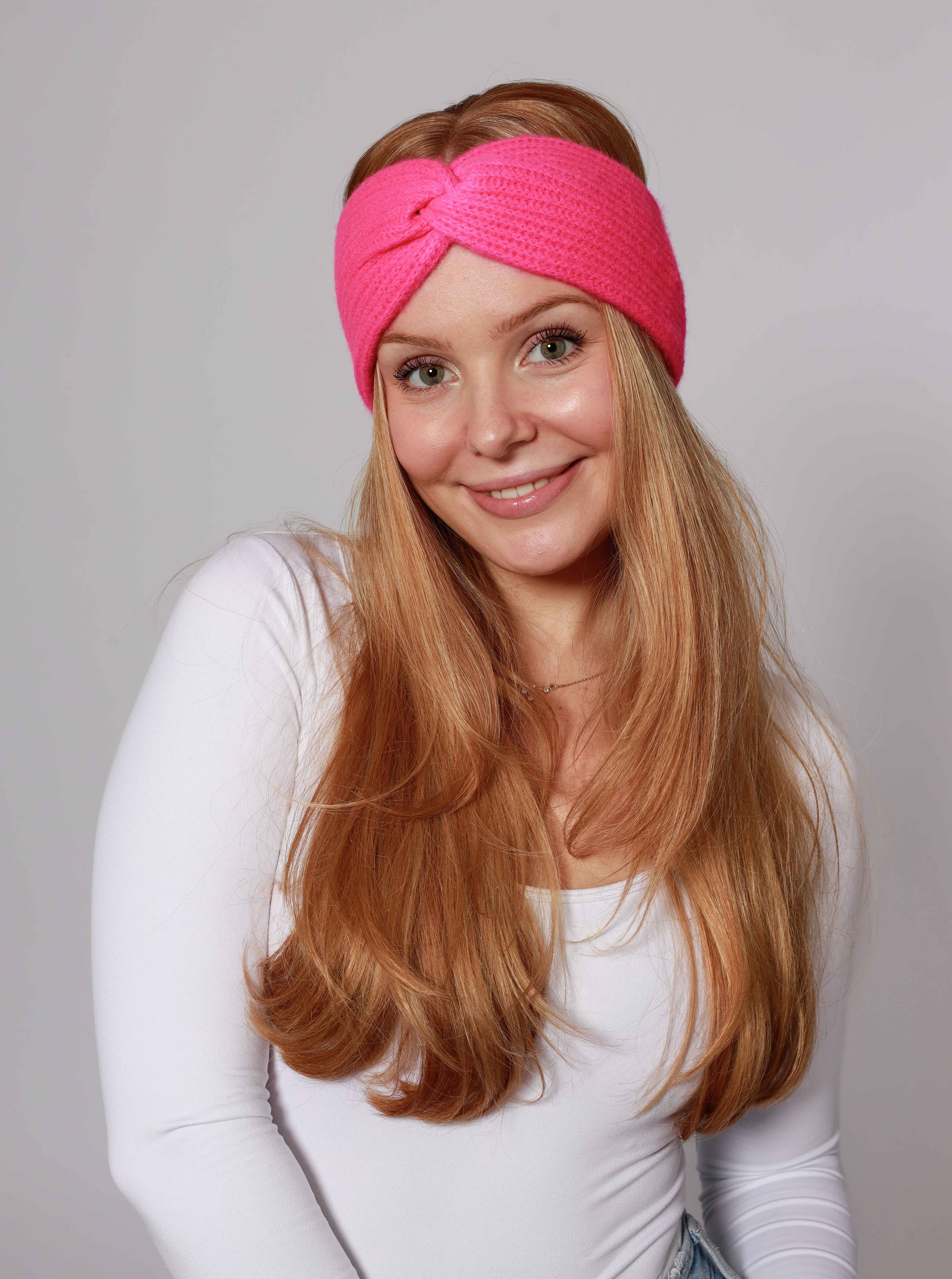 Zwillingsherz Stirnband "Rippe" breit, gerippt, mit Knotendetail günstig online kaufen