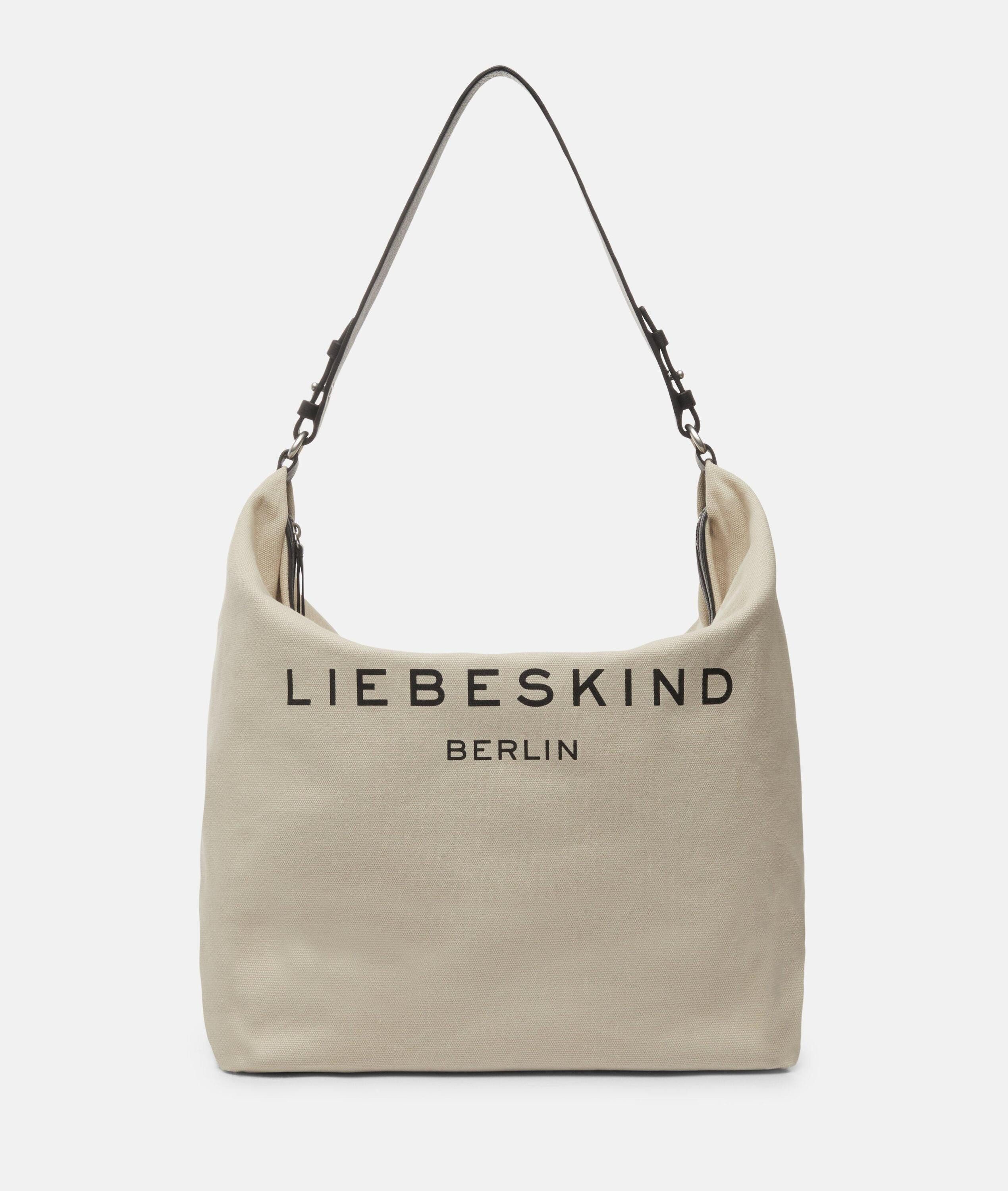 Liebeskind Berlin Schultertasche Hobo CLEA, Große Hobo-Bag aus Canvas